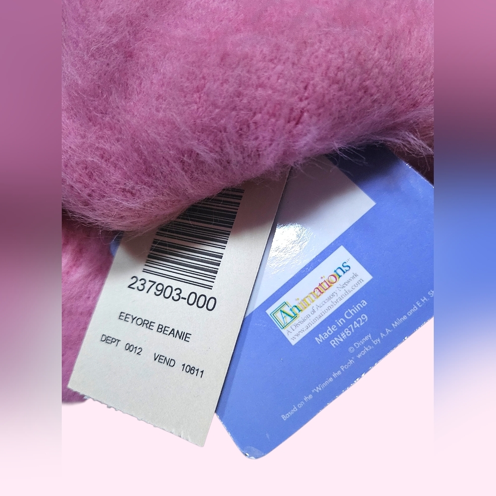 Disney Pink Eeyore Hat NWT - Picture 3 of 5